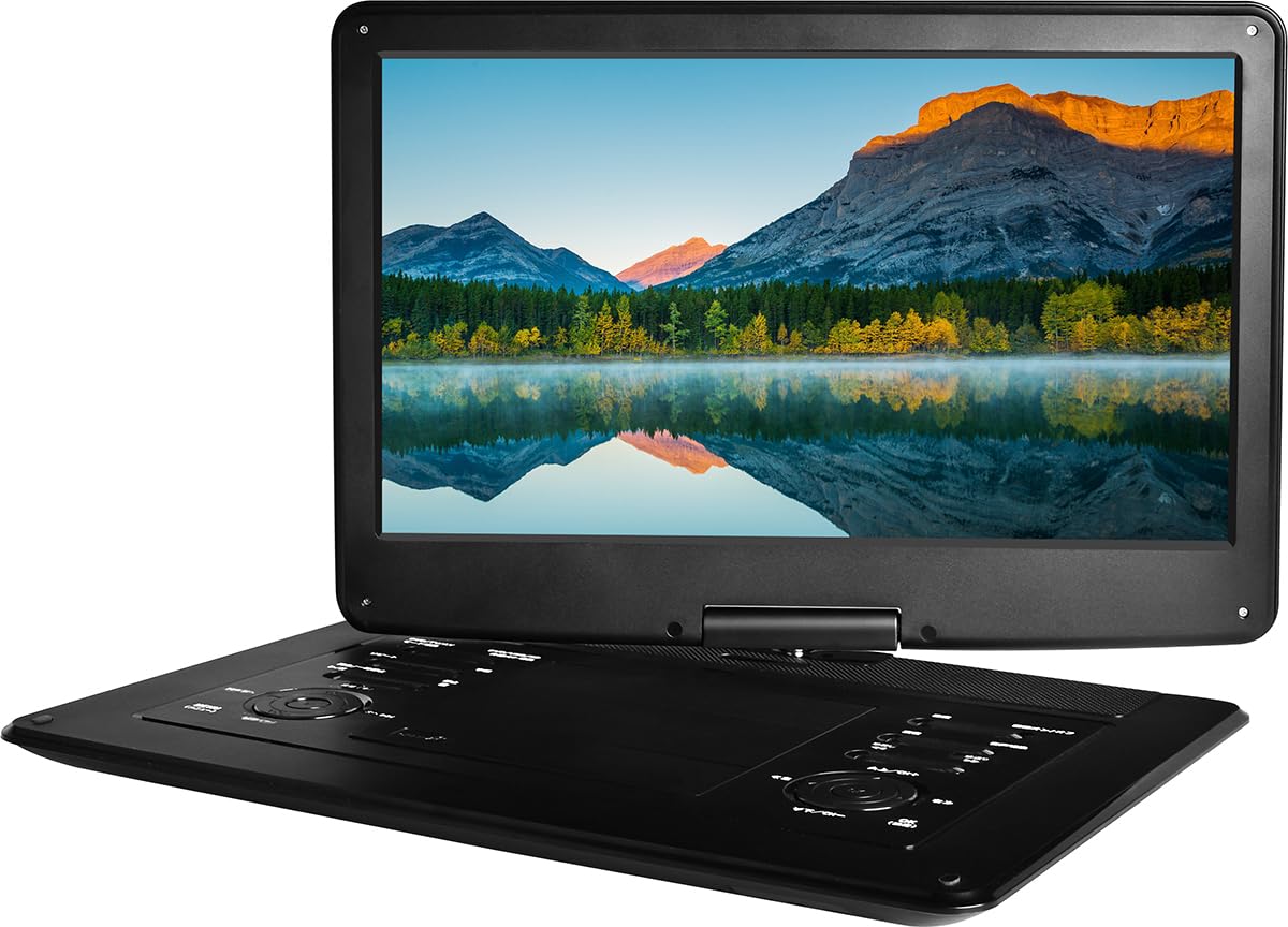 Amazon.co.jp: OVERTIME 15.6インチ フルセグ ポータブルDVDプレーヤー