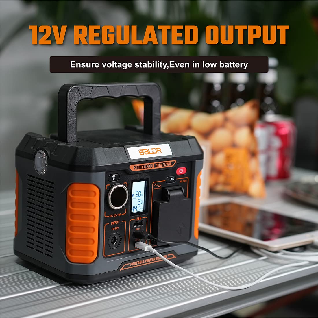 Amazon.co.jp: 【Amazon限定ブランド】BALDR ポータブル電源 大容量