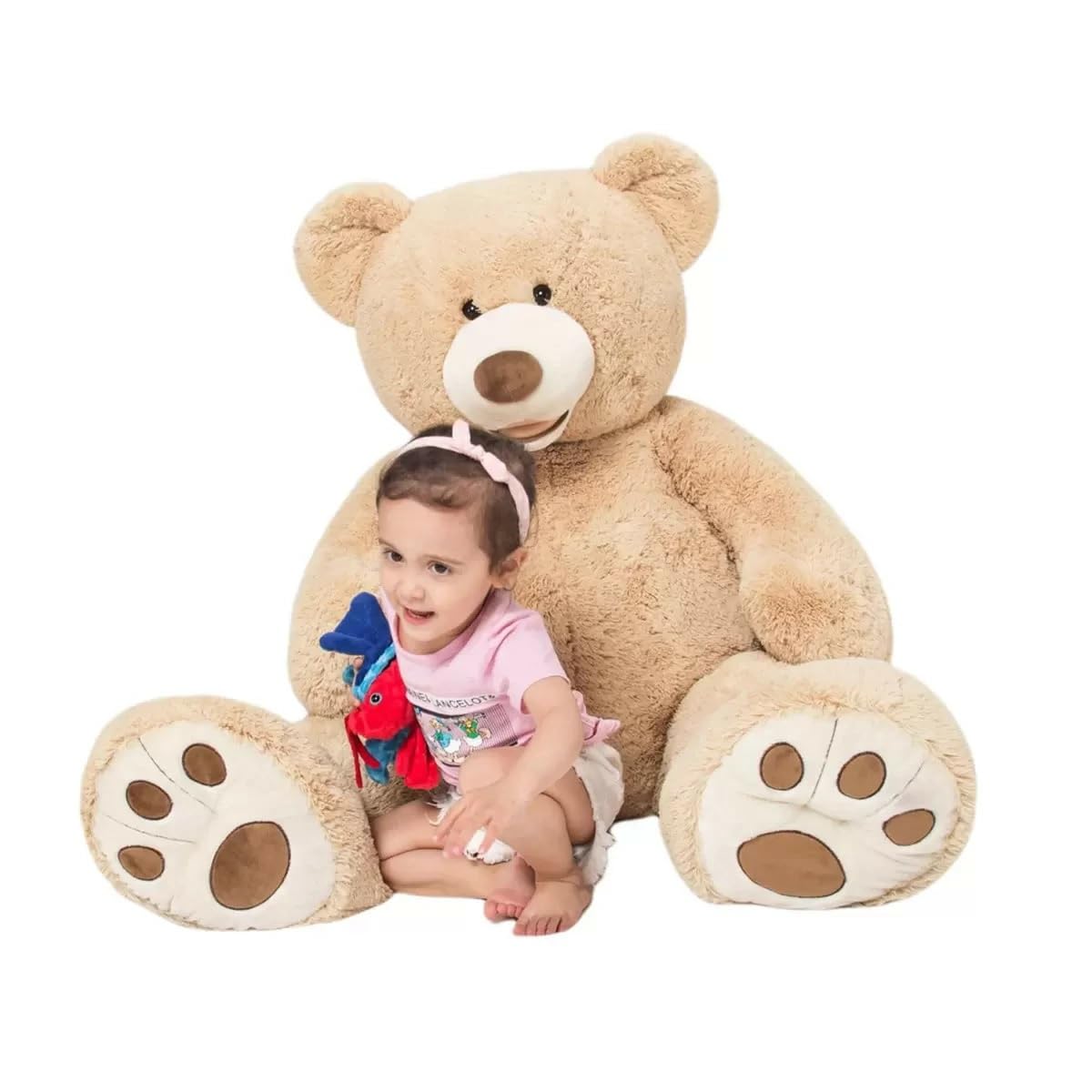 Amazon.co.jp: ハグミービッグベア☆134cmのくまのぬいぐるみ SITTING