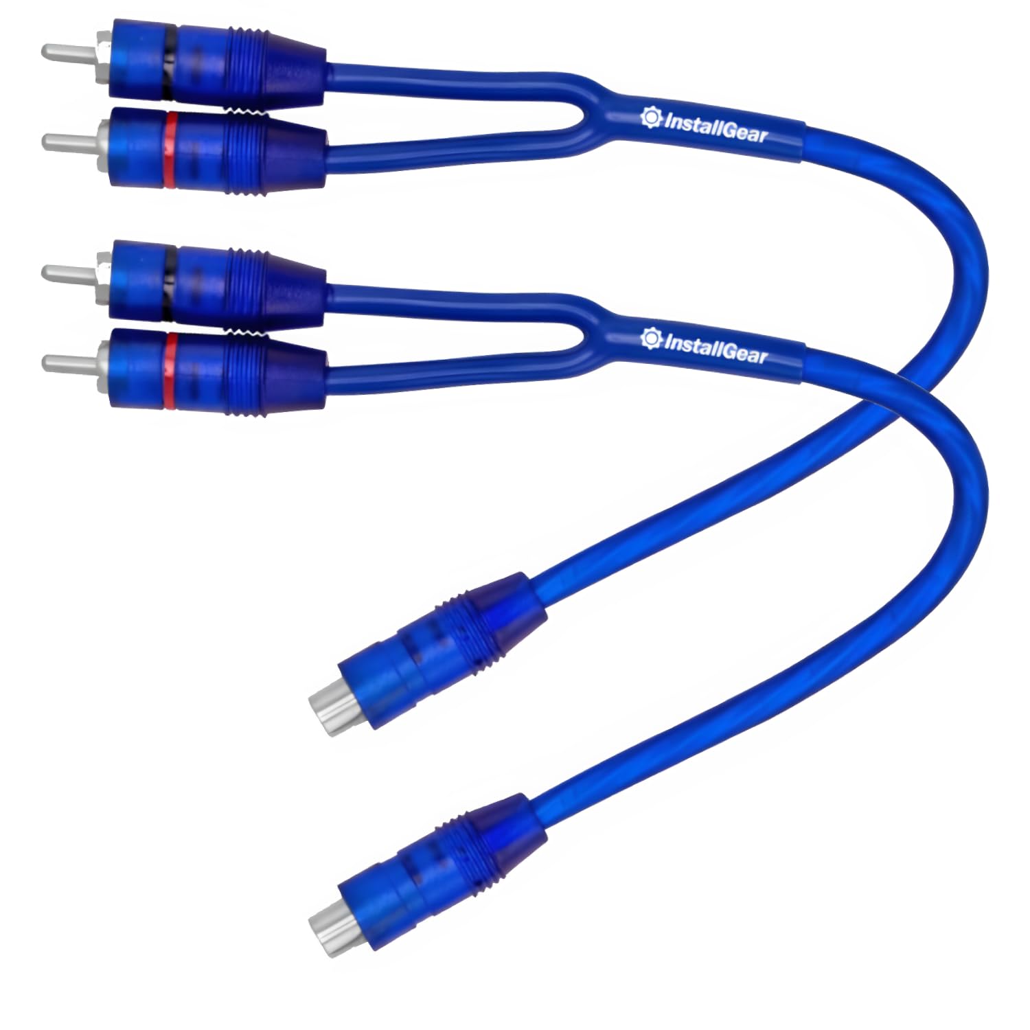 Amazon.com: InstallGear 2 Pack, 1ft Shielded RCA Y Splitter