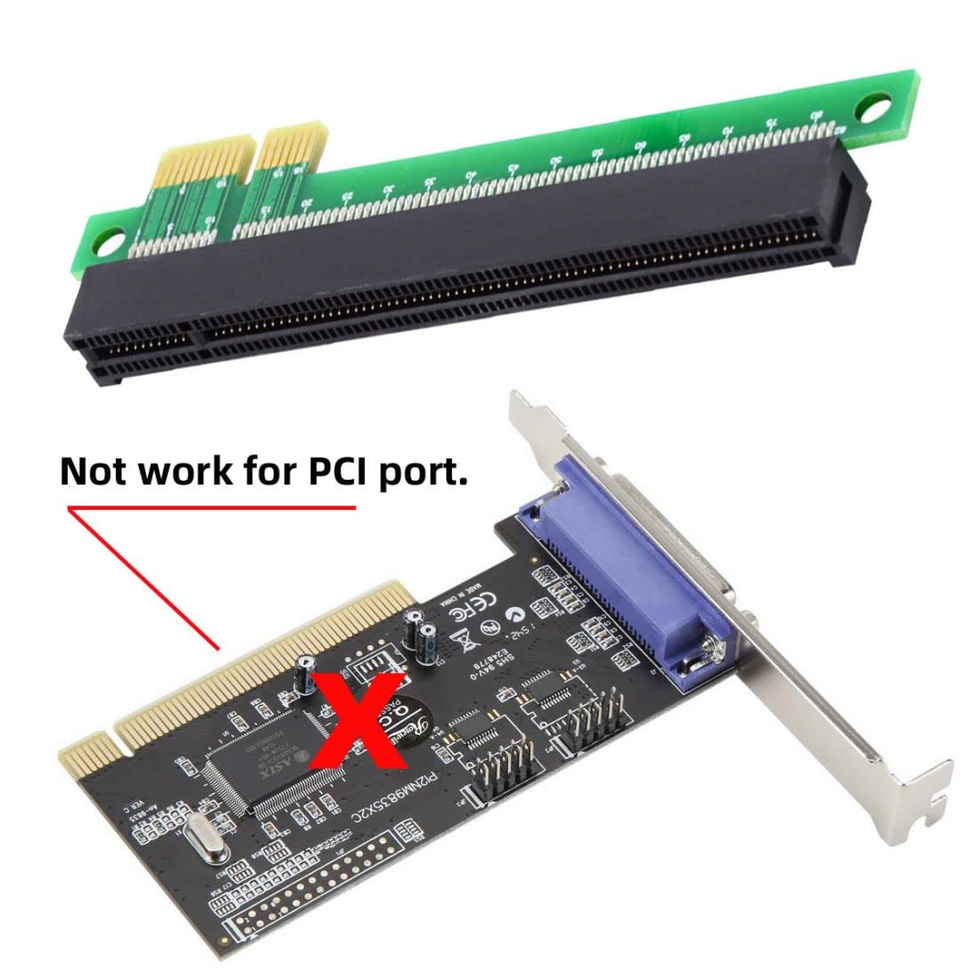 Amazon.co.jp: chenyang PCI-E Express x1~x16 ライザーカード
