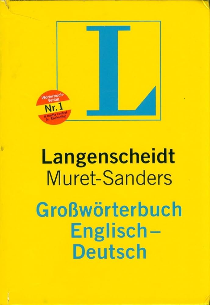 Amazon.com: Langenscheidts Großwörterbuch Englisch - Deutsch