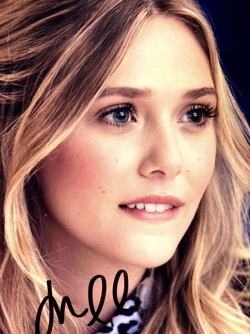 Amazon.co.jp: エリザベスオルセン直筆サイン入り2Lサイズ写真
