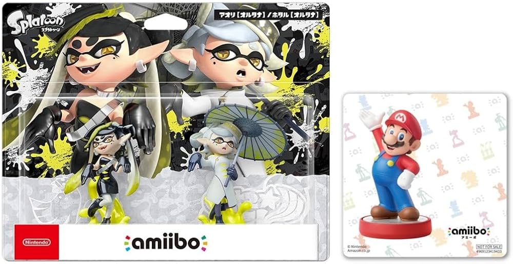Amazon.co.jp: amiibo シオカラーズセット[アオリ【オルタナ】/ホタル