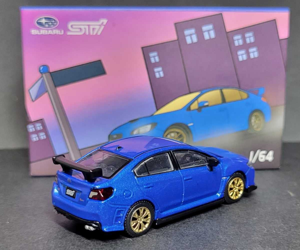 Amazon | 1/64 JKM ミニカー スバル WRX STI 青 | ミニカー・ダイ