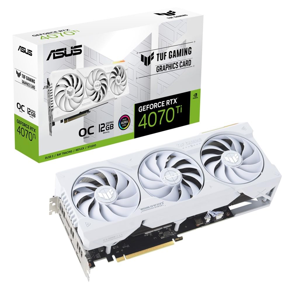 Amazon | ASUS TUF Gaming GeForce RTX 4070 Ti ホワイト OC