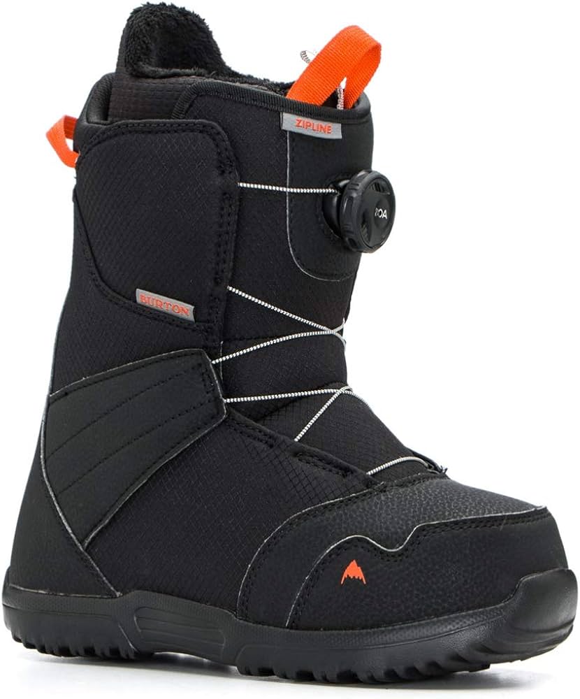 Amazon.com : Burton Kid's Zipline BOA Snowboard Boots (Black, 4