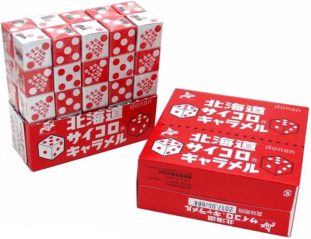 北海道 サイコロキャラメル 空き箱 2026年最新】北海道、サイコロ