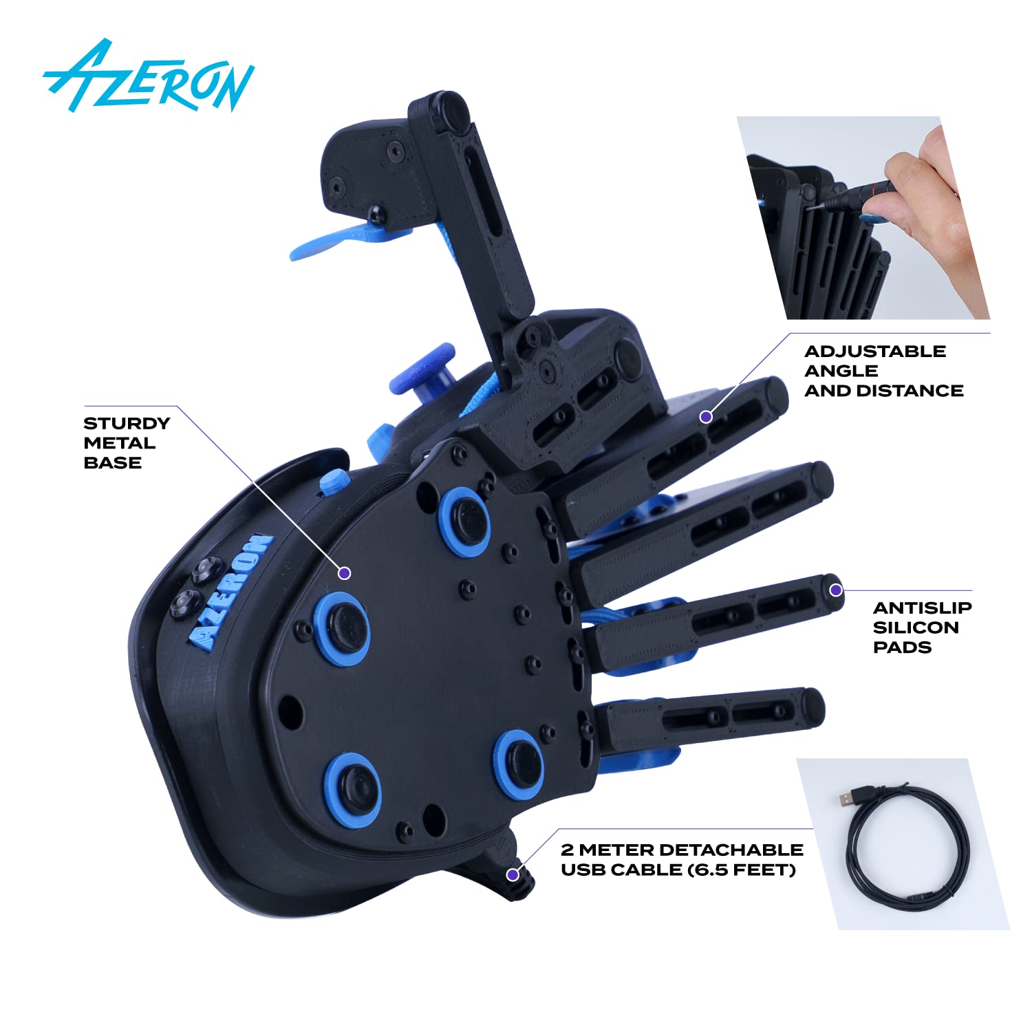 Amazon | Azeron Compact – PC用プログラマブルゲーミングキーボード