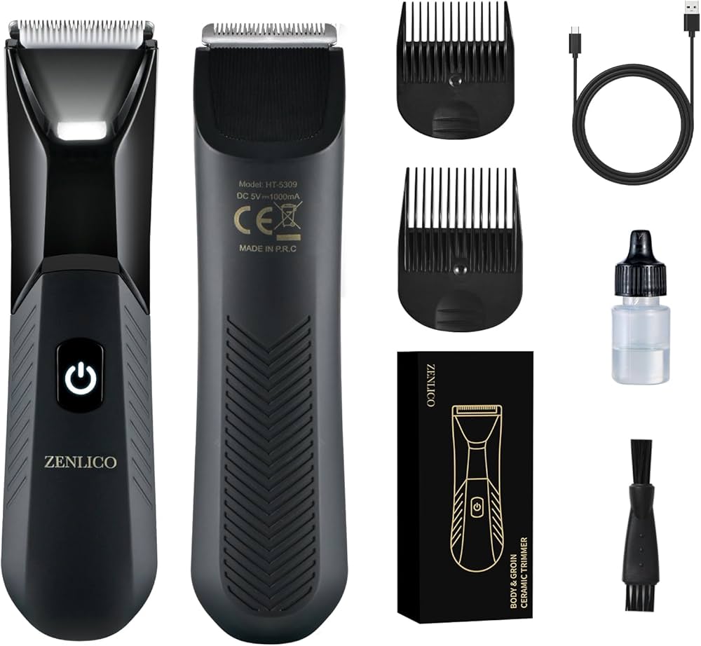 Amazon.com: ZENLICO Manscape Body Hair Trimmer, Pubic Hair Trimmer