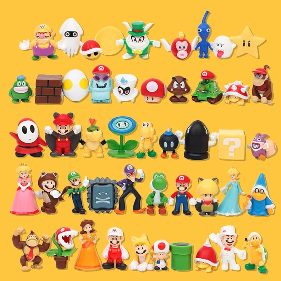 Amazon.co.jp: フィギュアセット スーパーマリオ アクションフィギュア