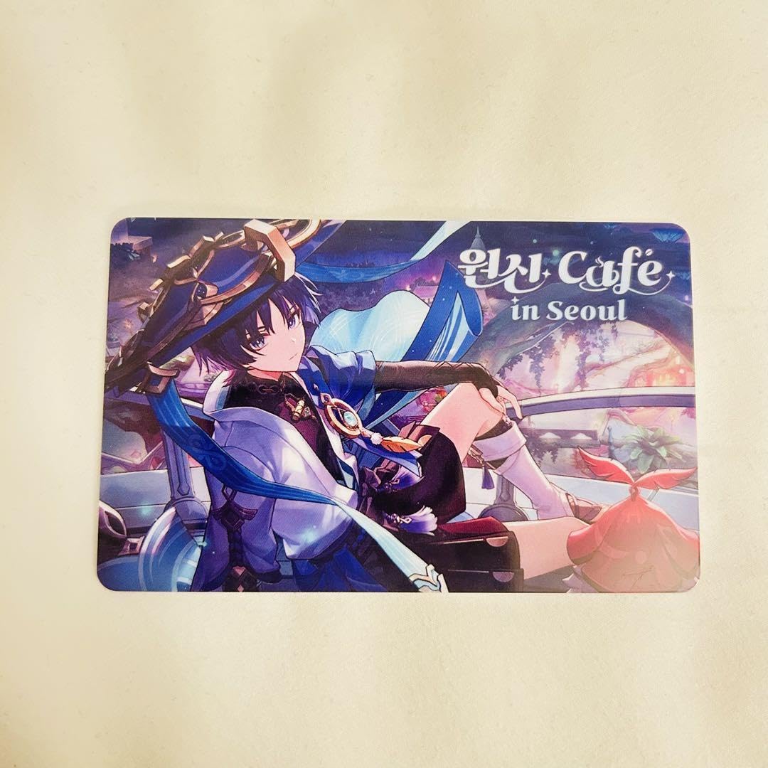 Amazon.co.jp: 原神 韓国 cafe 原神カフェ 放浪者 プリペイドカード
