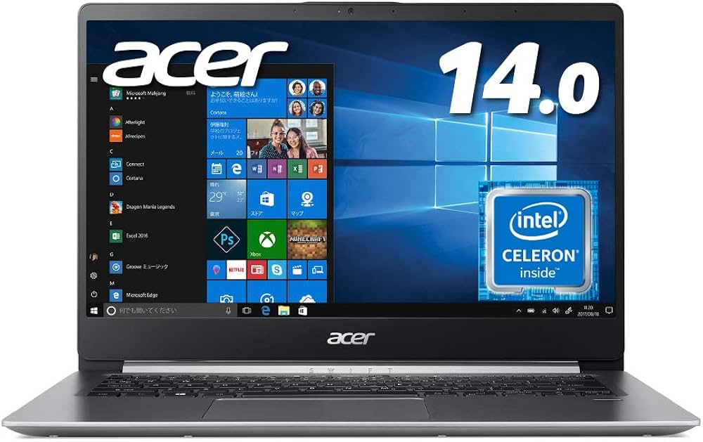 Amazon.co.jp: 【Amazon.co.jp限定】Acer ノートパソコン/Swift1/軽さ