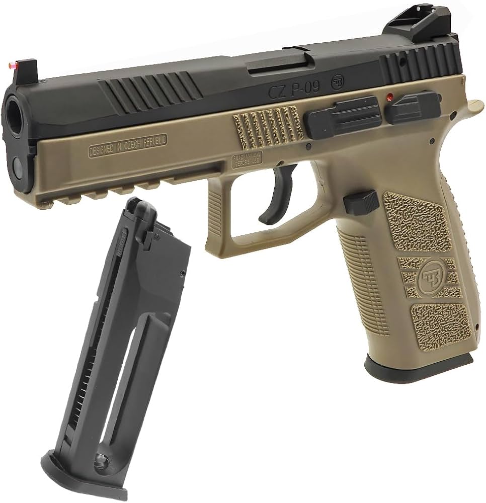 Amazon.co.jp: 良品武品 Carbon8 Cz P-09 P09 TAN Co2 ガスブロー
