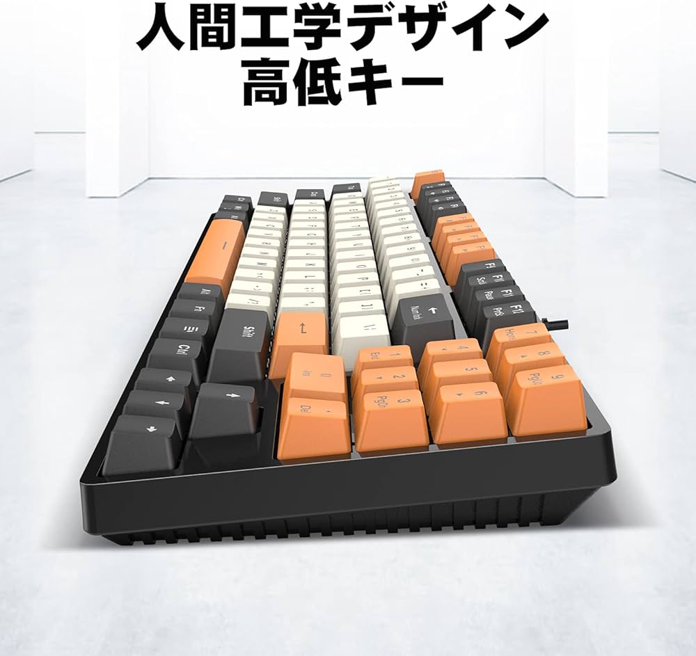 Amazon | Havit 89キー ゲーミングキーボード 赤軸 メカニカル