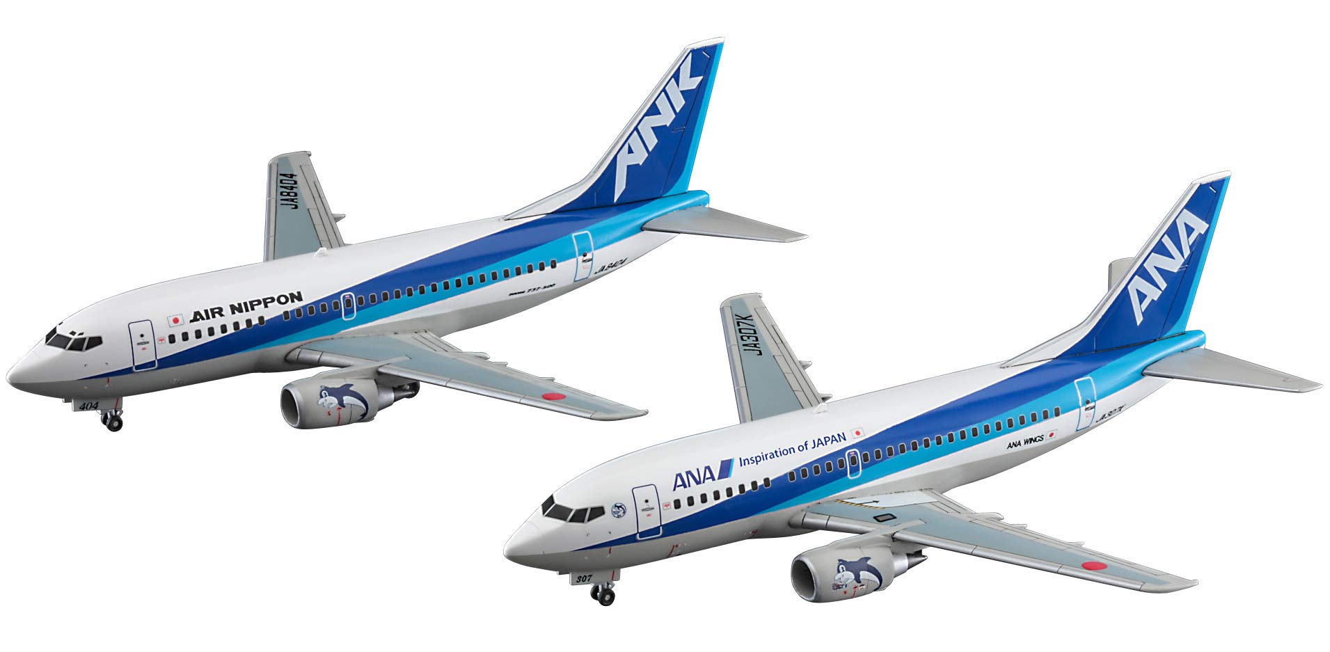 Amazon.com: Hasegawa 10839 1/200 ANA Boeing 737-500 Super Dolphin
