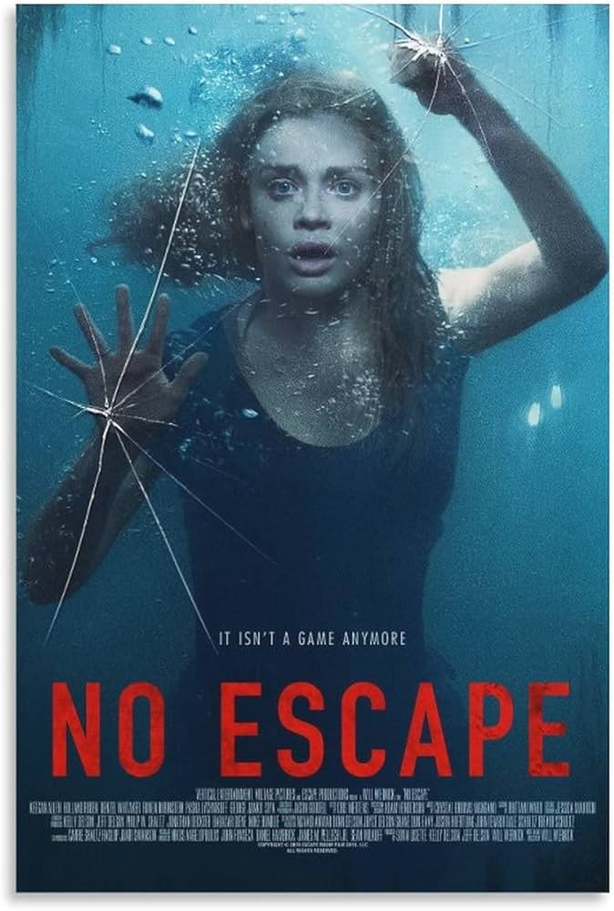 Amazon｜脱出サスペンスホラー映画ポスター キャンバスポスター寝室の