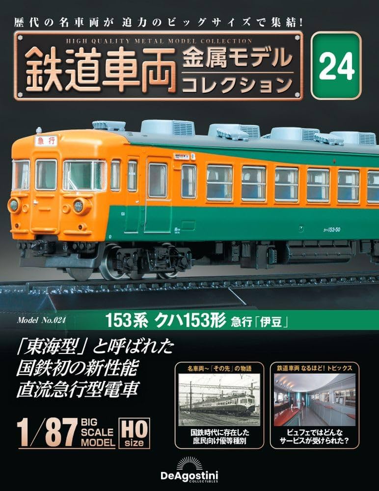 鉄道車両 金属モデルコレクション 24号 (153系 クハ153形 急行「伊豆