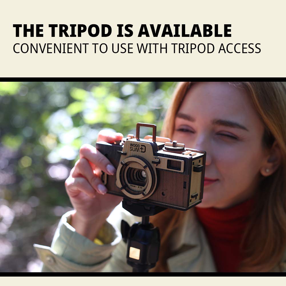 Amazon.co.jp: WOODSUM ピンホールカメラ レトロ (ブラウン) 完全機能