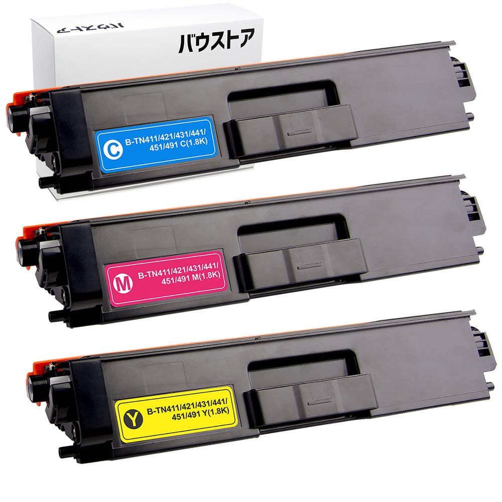 Amazon.co.jp: ブラザー brother TN-491 （C/M/Y）3個 互換トナー
