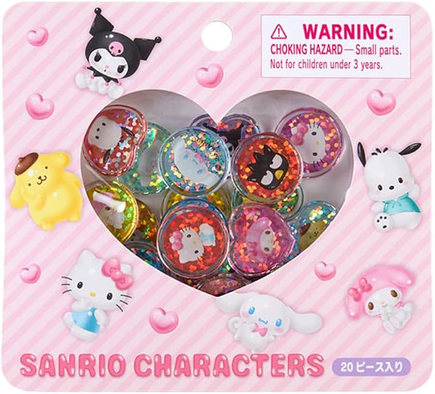 Amazon.co.jp: サンリオ(SANRIO) シールセットクリアでぷっくり3D