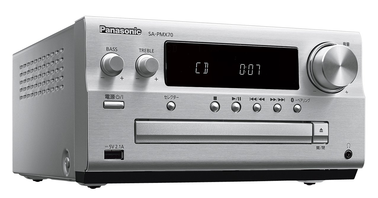 Amazon.co.jp: Panasonic SC-PMX70-S CD Stereo System, Supports High