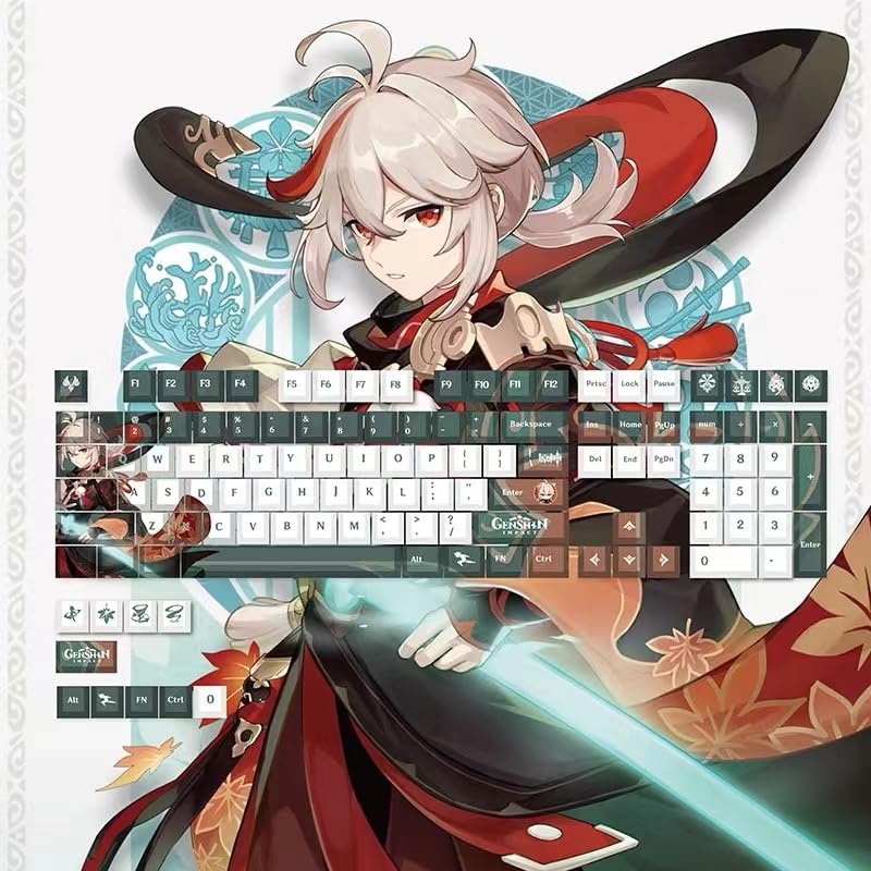 Amazon.co.jp: 原神 楓原万葉 グッズ キーキャップ PBT染め 昇華 OEM