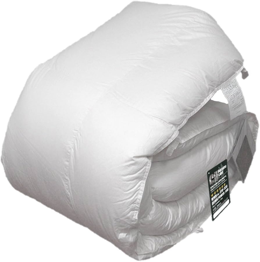 Amazon｜羽毛布団 セミダブル ハンガリー産 ホワイト マザーグース