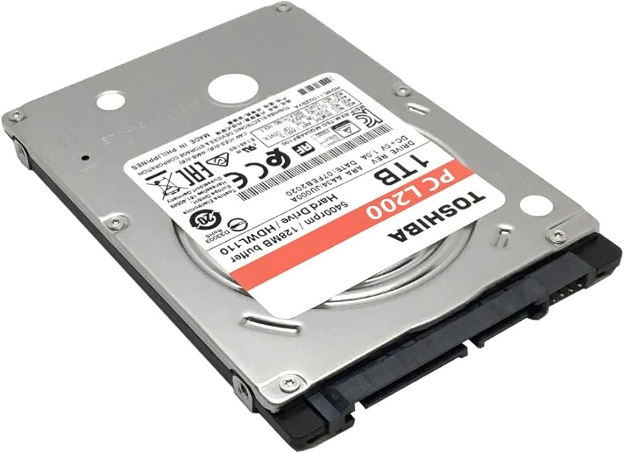 Amazon.com: Toshiba 1TB 5400RPM 128MB Cache SATA 6Gb/s (7mm) 2.5in