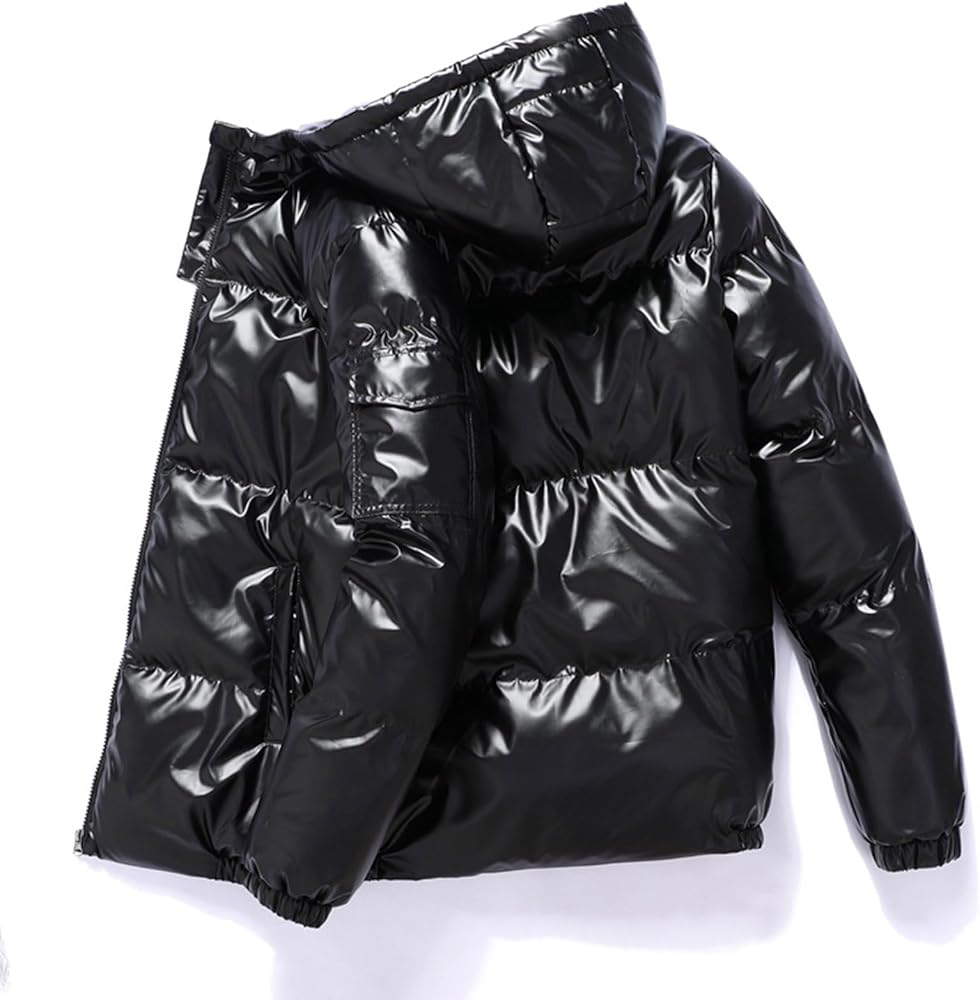 Men's Winter Puffer Jacket Thicken Winter Coat Warm Padded Jacket