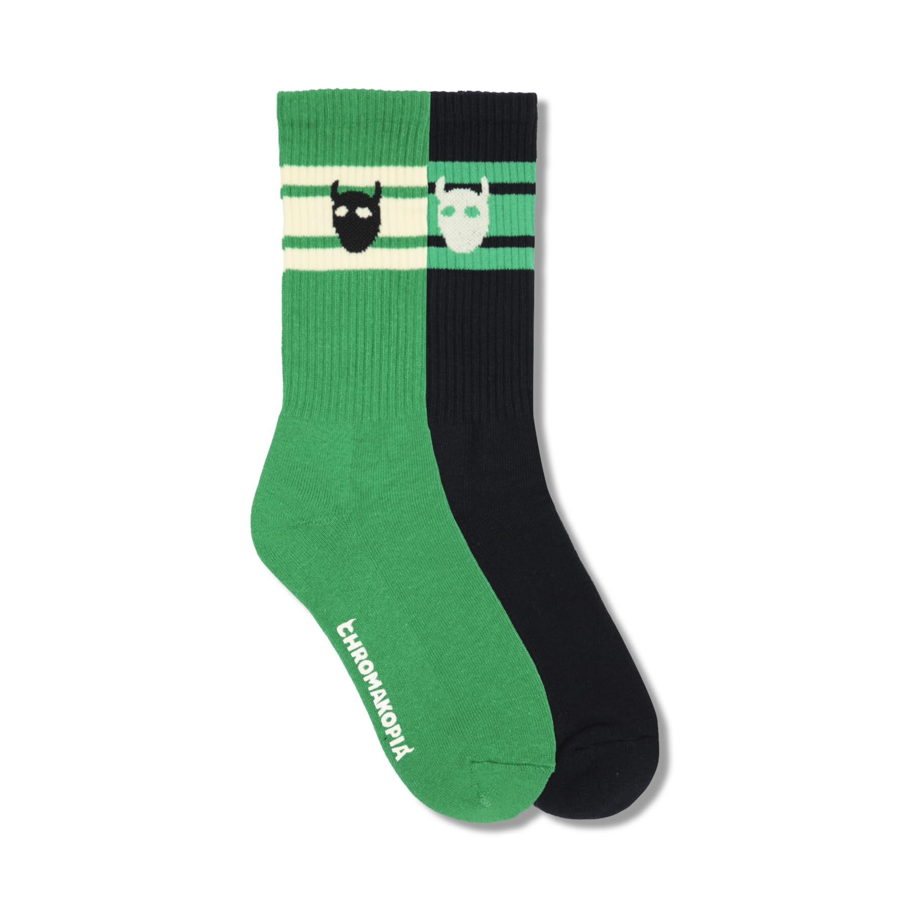 Tyler, The Creator Chromakopia 2pk Socks, Green/Black, One Size