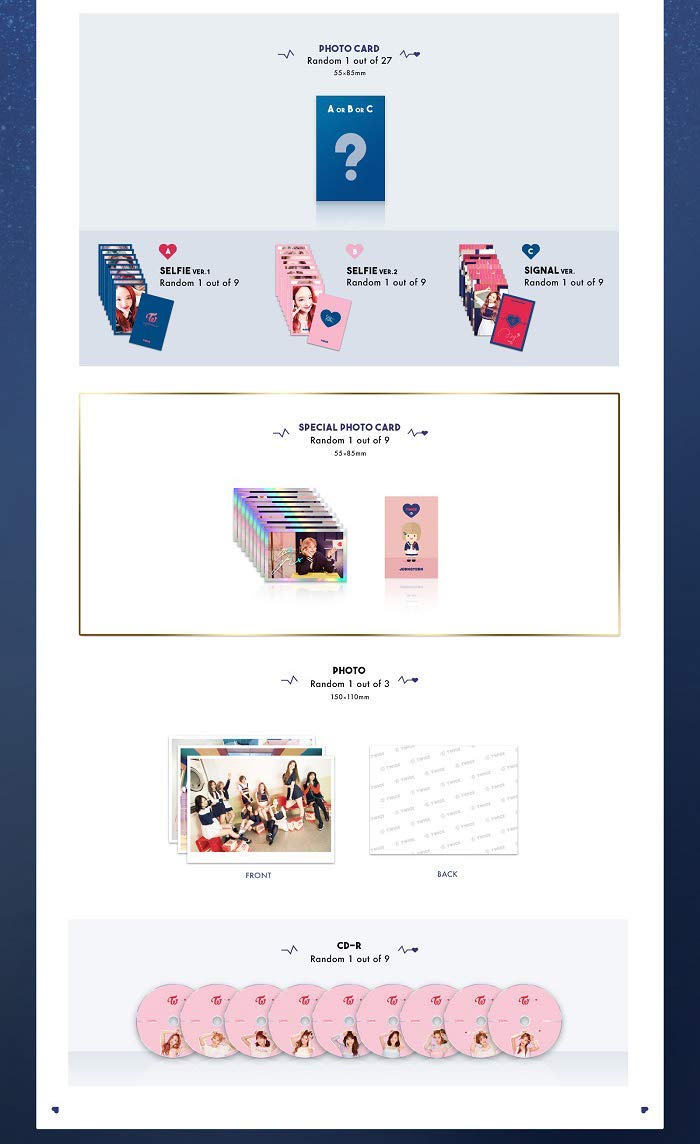 Amazon.com: Twice - Signal [Random ver.] (4th Mini Album) CD+88p