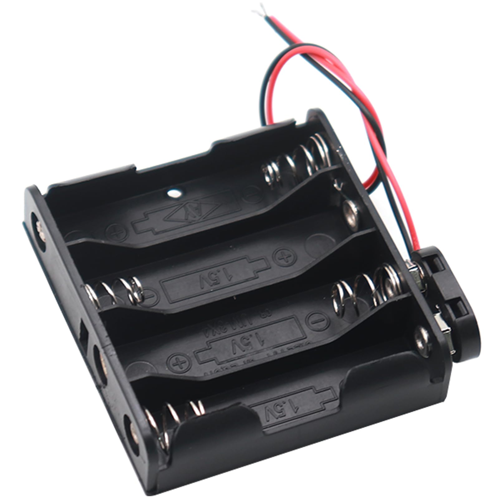 Amazon.com: 4 AA Battery Holder:for 4-AA 1.5V with Standard Snap