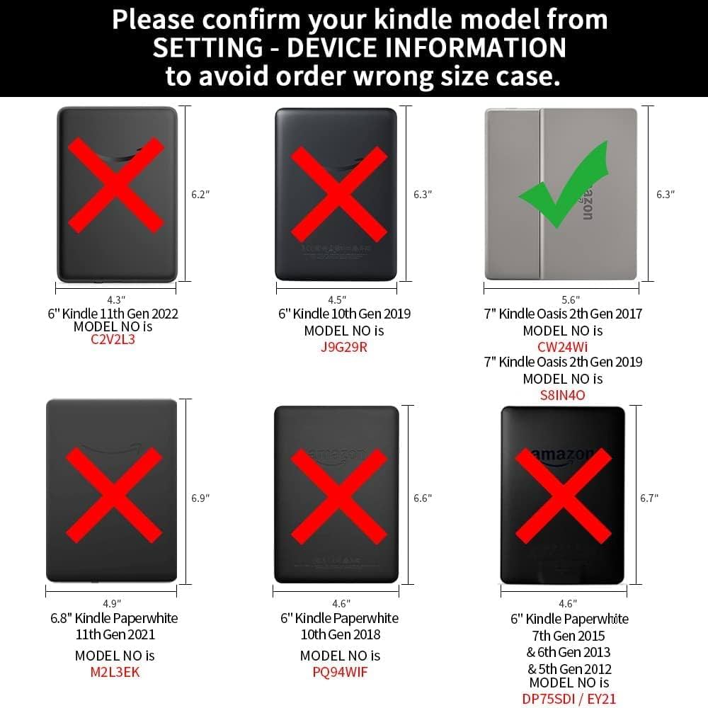 Amazon.com: Case for 7 Inch Kindle Oasis 9th/10th Generation，2017