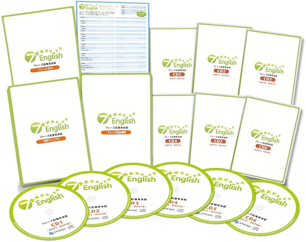 Amazon.co.jp: 七田式英会話教材 7+English（セブンプラス