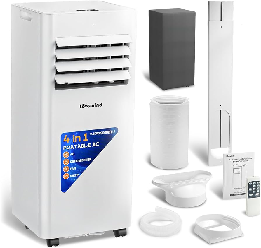 Amazon | Lovewind 2.6kWポータブルエアコン、スポットクーラー【2025