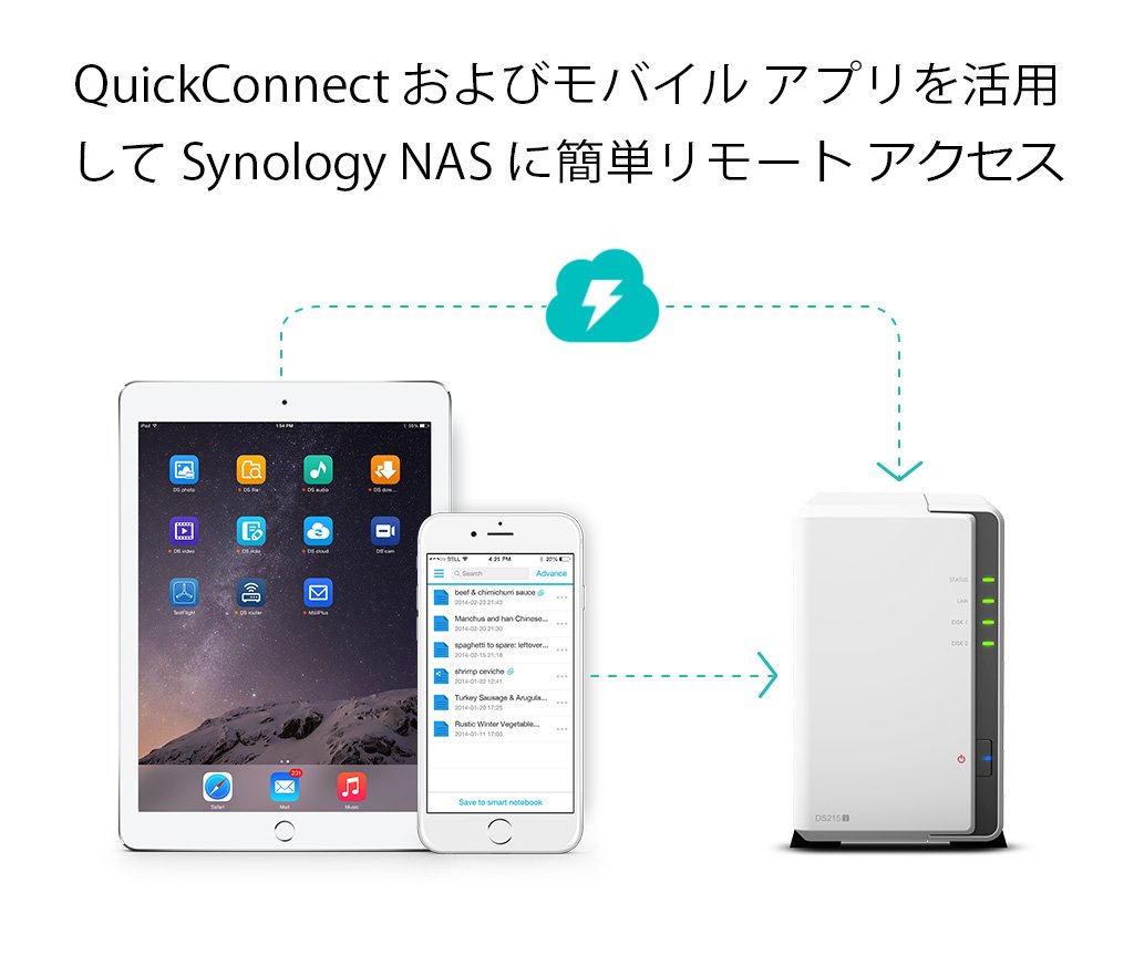 Amazon.co.jp: Synology DiskStation DS215j デュアルコアCPU搭載 DTCP