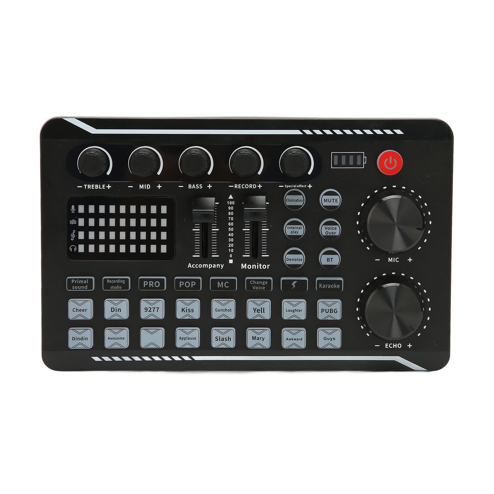 Amazon.com: F998 Live Sound Card, Podcast Audio Interface with DJ