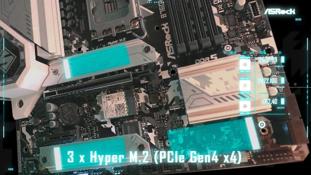 Amazon | ASRock マザーボード B760M PG Riptide Intel 第12世代 ・ 13