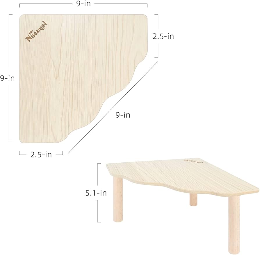 Amazon | Niteangel ハムスター用木製プレイプラットフォーム