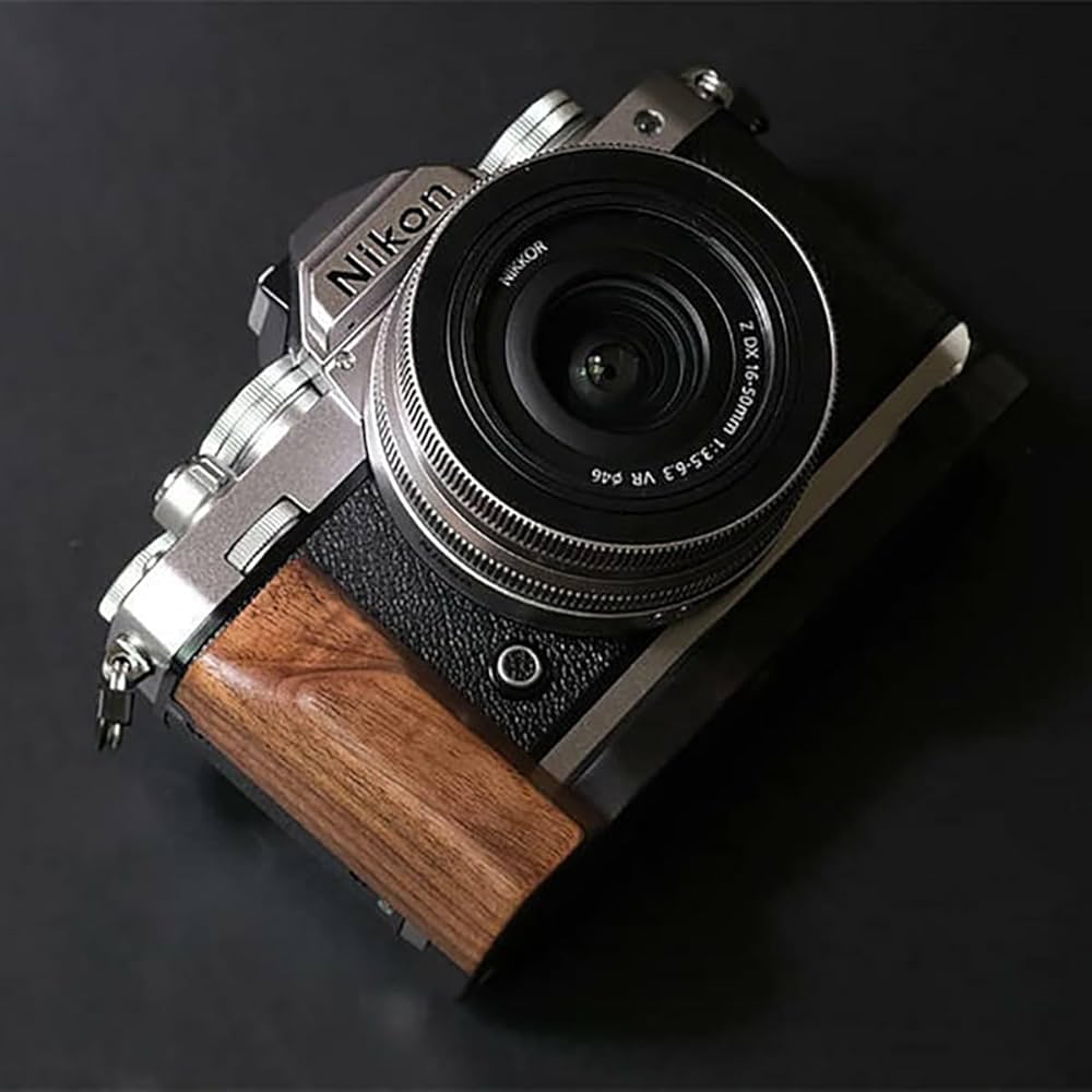 Amazon | Nikon Z fc Zfc 専用 ハンドグリップメタル 檀木材 ボディ