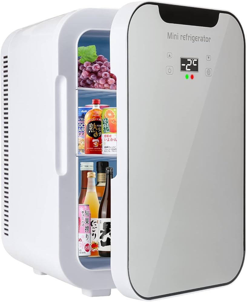 Amazon | 冷蔵庫 小型 18Lミニ冷蔵庫 保温・保冷両用 LCD温度表示 温度