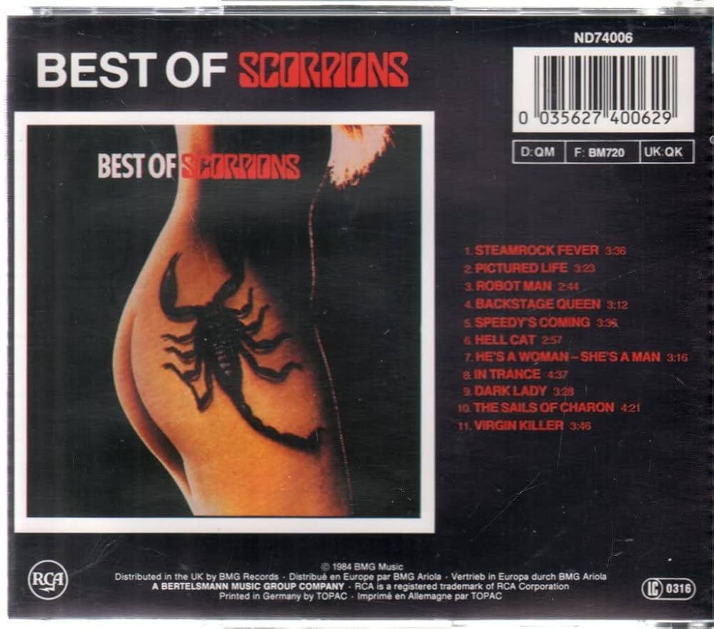 Scorpions, The - Scorpions Best of Vol 1 - Amazon.com Music