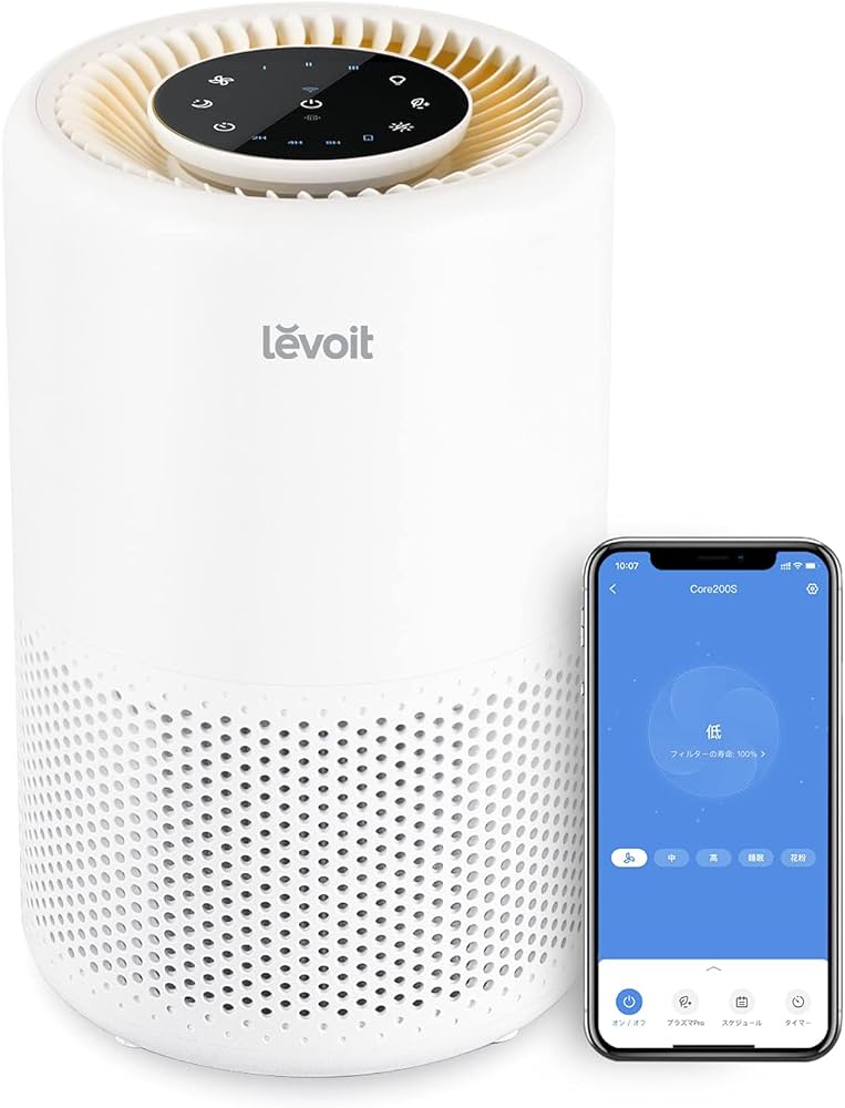 Amazon.co.jp: Levoit (レボイト) 空気清浄機 18畳 Core 200S ホワイト