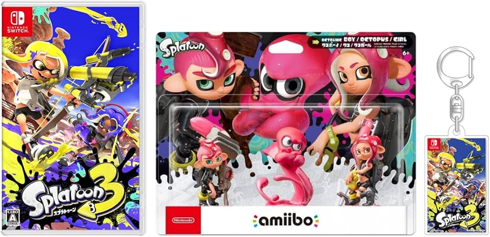 Amazon.co.jp: スプラトゥーン3 -Switch +amiibo トリプルセット