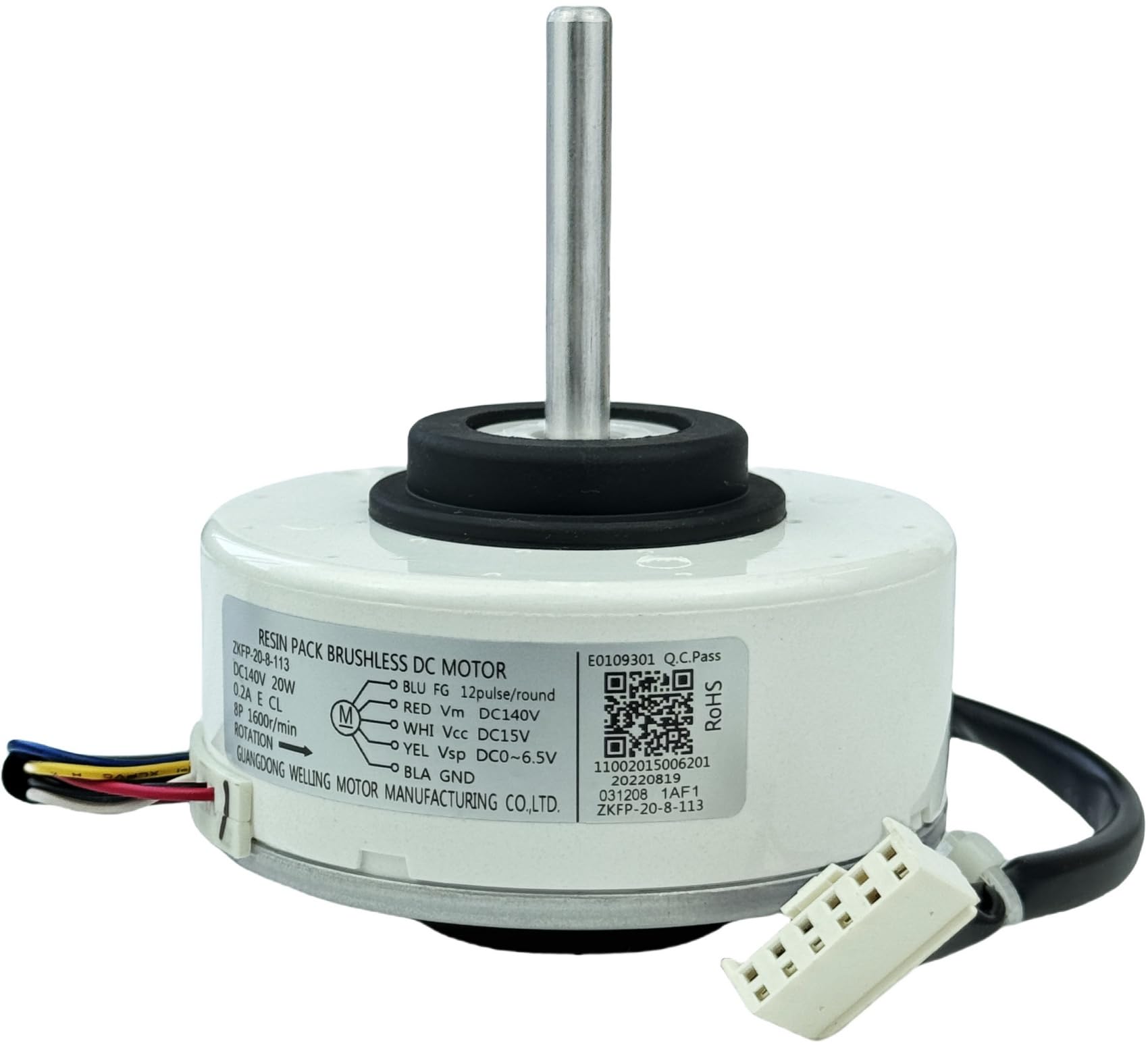 Air Conditioning Motor ZKFP-20-8-113, Brushless DC Motor fit for