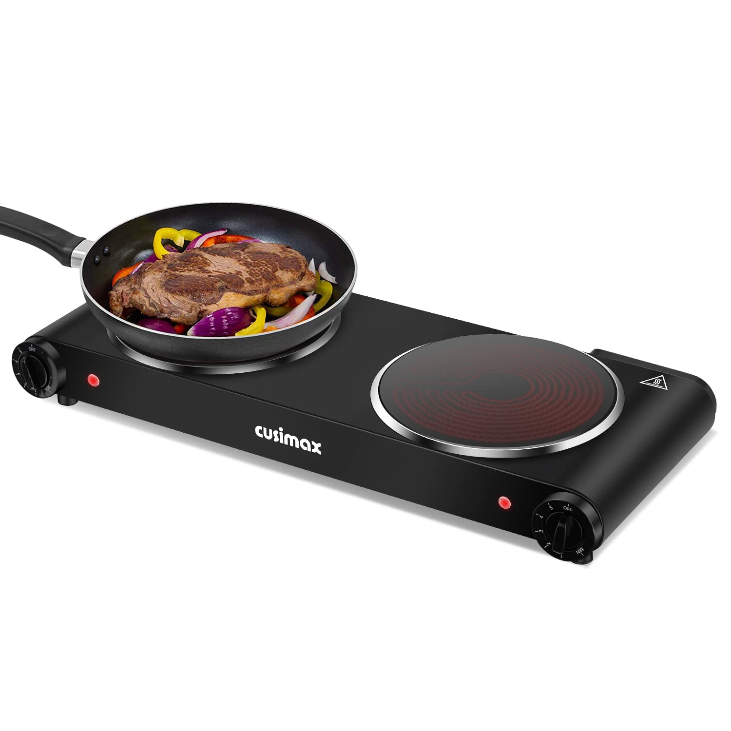 Amazon.com: Cusimax Electric Stove, 1800W Infrared Hot Plate, 7