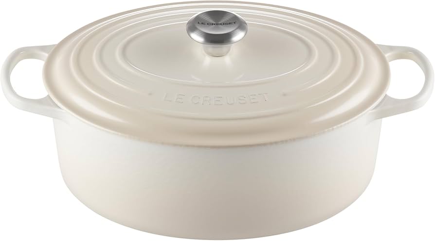 Amazon.com: Le Creuset Enameled Cast Iron Signature Oval Dutch
