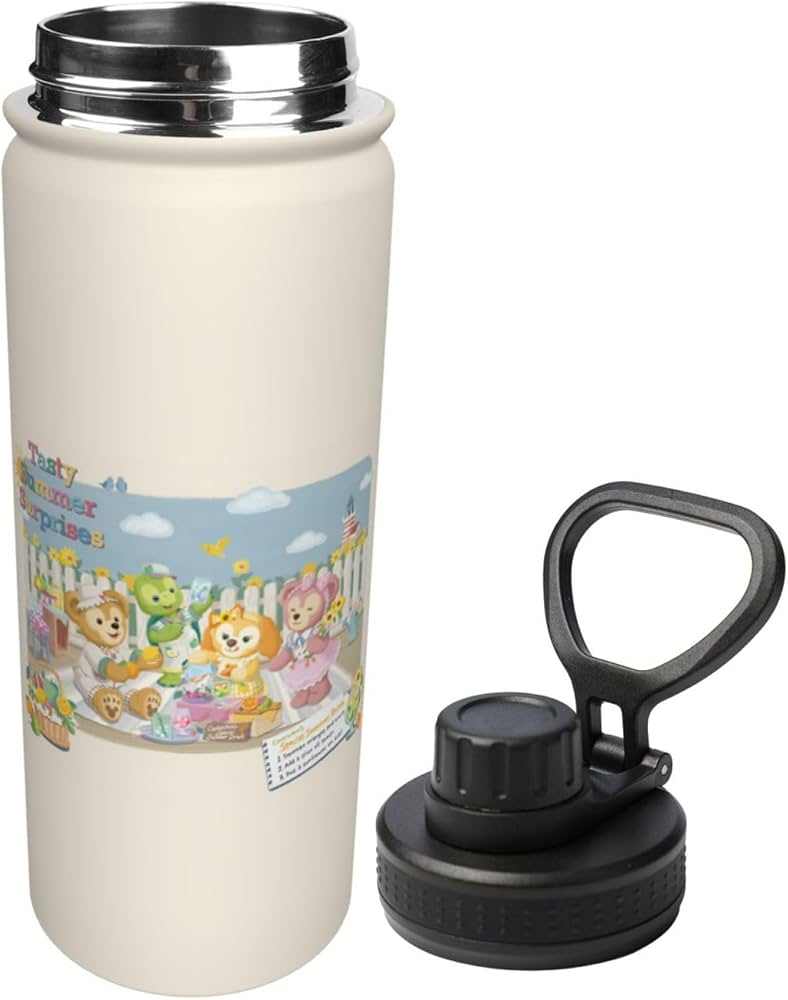 Amazon | ダッフィー フレンズ 18oz 魔法瓶 ステンレスボトル 真空断熱