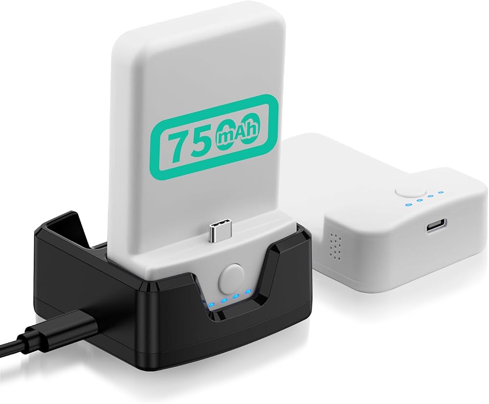Amazon.co.jp: 15000mAh充電式バッテリーパックと充電ドック、Meta